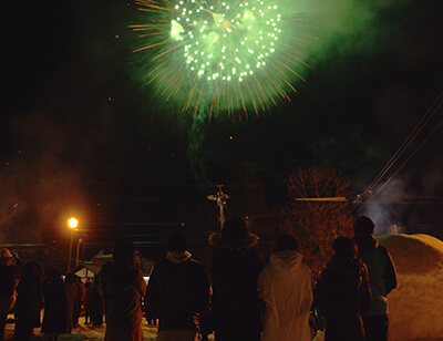 大町温泉郷夢花火と音の祭典