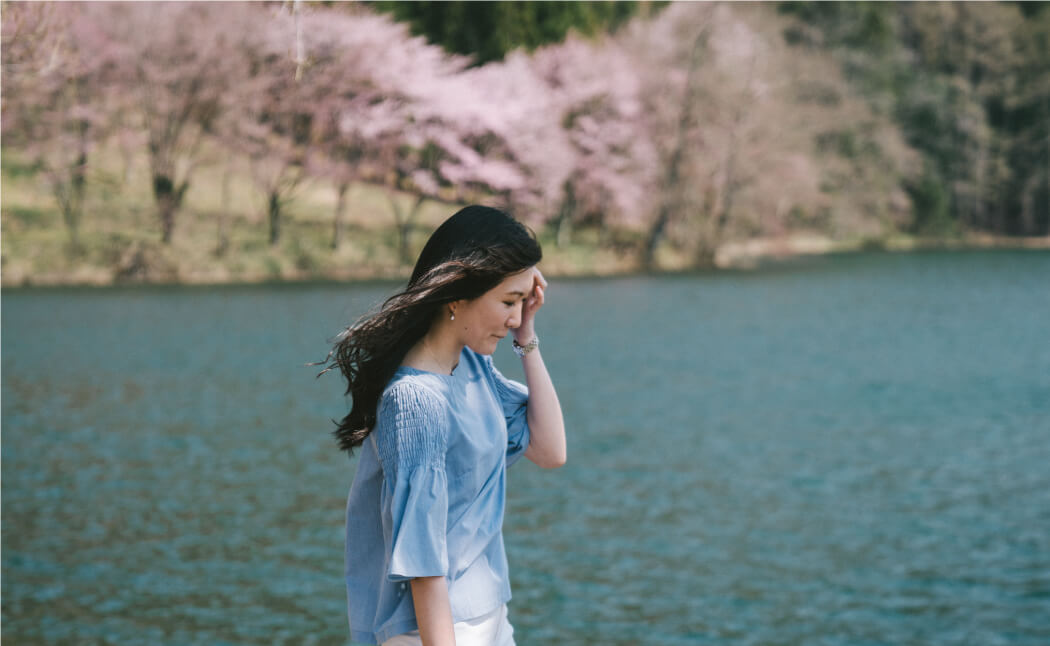 信濃大町 桜 湖